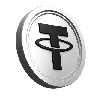 Elemen koin USDT Tether di bagian kepercayaan komunitas trading